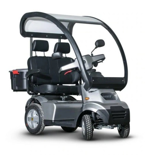 Afiscooter S -  S4 Dual Wide Seat with Canopy 4-Wheel Scooter