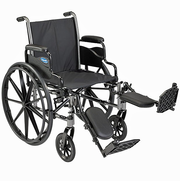 Tracer SX5 Standard Wheelchair w/ Desk Arms, Elevating Composite Footrests, 20" Wide Seat