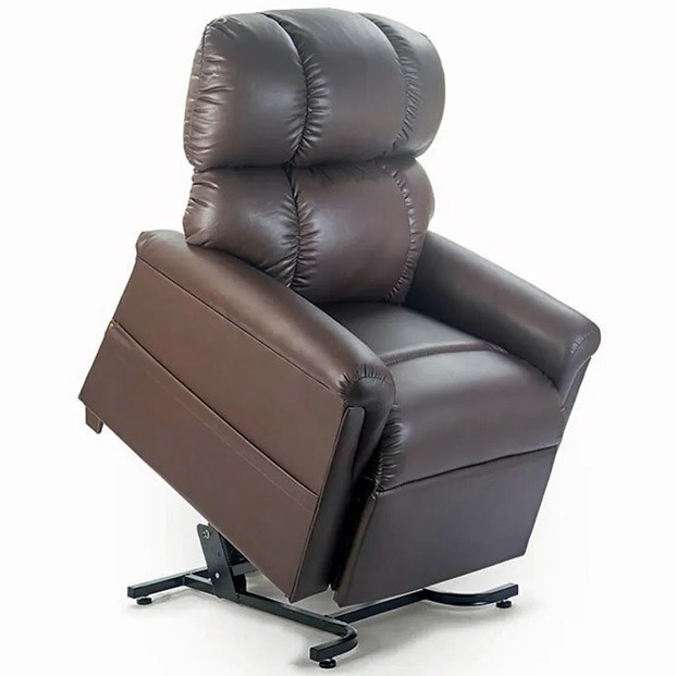 Comforter PR-535 with MaxiComfort Lift Chair Recliner By Golden Technologies Brisa Coffee Bean Fabric 