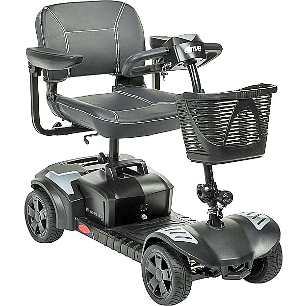 Phoenix LT 4-Wheel Scooter - Grey - 18" Seat 