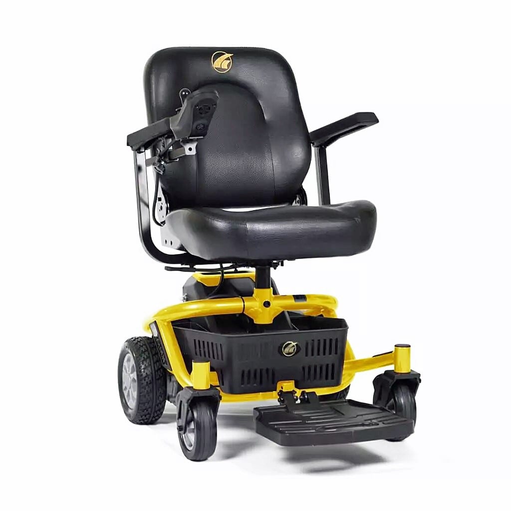 LiteRider Envy Power Chair - Sunburst Yellow Color - 17" Premium Seat - By Golden Technologies