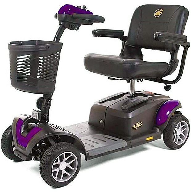 Buzzaround EX 4-Wheel Scooter 18" Seat - Purple