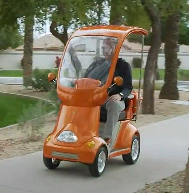 EW-54 Coupe Recreational Scooter - Powerful 4-Wheel Scooter