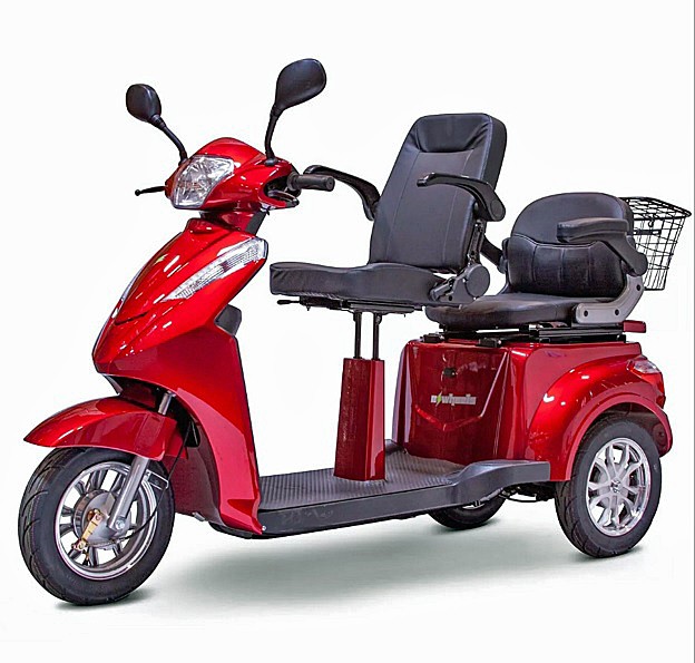 EW-66 2-Passenger Two Seats Recreational Electric Mobility Scooter By EWheels 