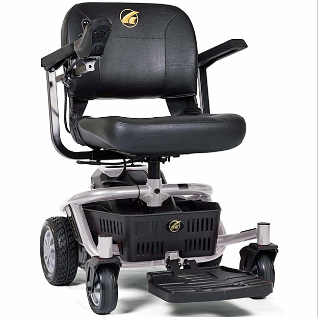 LiteRider Envy Power Chair - Satin Silver Color - 17" Standard Seat - By Golden Technologies