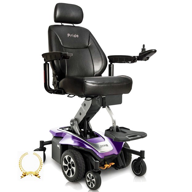 Jazzy Air 2 Extended Range Power Chair - Orchid Purple Color - By Pride Mobility