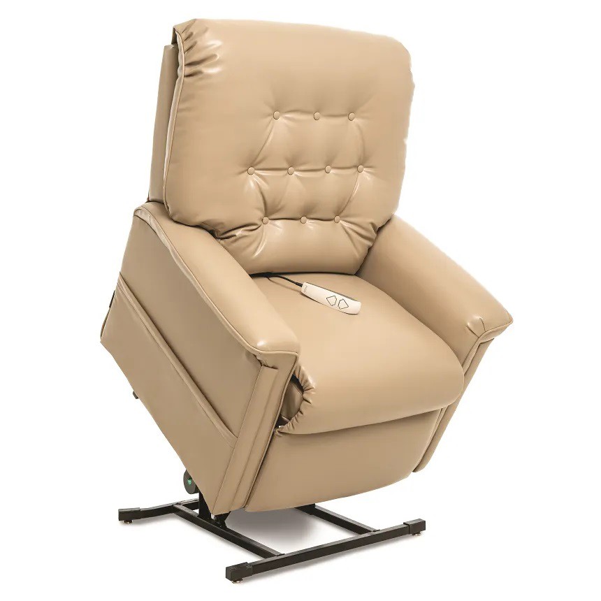 Heritage LC-358 Lift Chair - Ultraleather Buff Fabric - By Pride Mobility