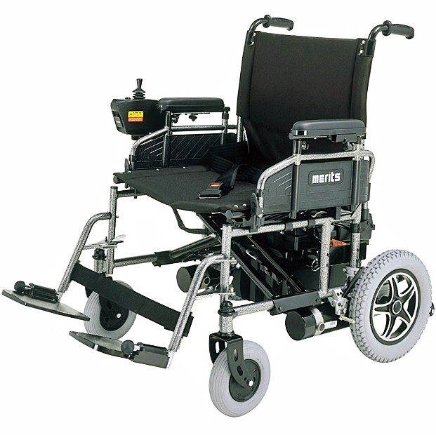 Travel-Ease 22" Wide Seat - Heavy-Duty Folding Power Chair By Merits Health