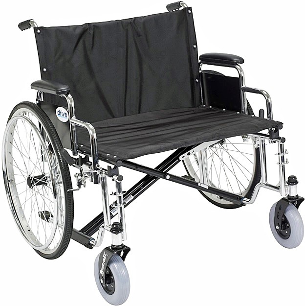 Bariatric Sentra EC Heavy-Duty, Extra-Extra-Wide Wheelchair 28"Seat Detachable Desk Arms