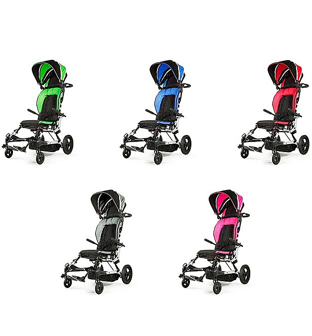 Zippie Sphynx Folding Tilt-In-Space Stroller – Green • Blue • Red • Black • Pink - By Sunrise / Quickie