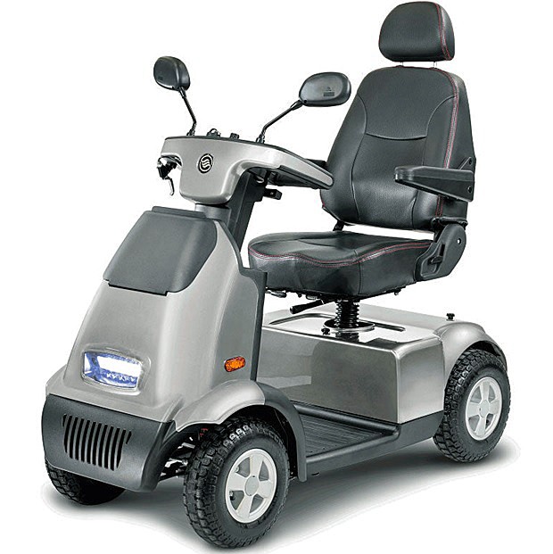 Afikim Afiscooter C - C4 Single Seat - Silver 4-Wheel Scooter