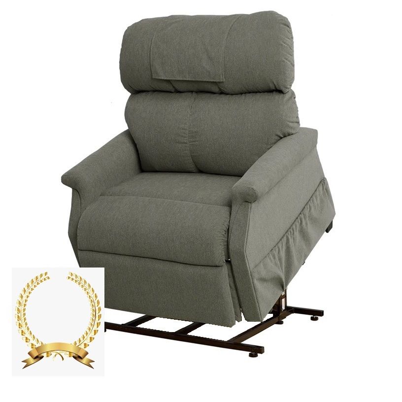 Comforter PR501 Lift Chair - Luxe Steel Fabric - By Golden Technologies