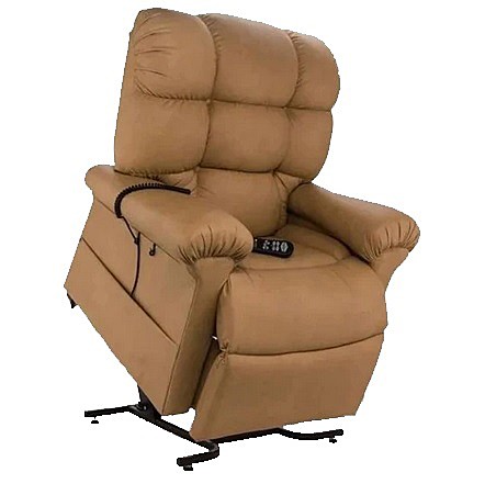 Cloud PR510 Lift Chair With HeatWave™ With Maxicomfort - Brisa® Distressed Saddle Fabric - By Golden Technologies