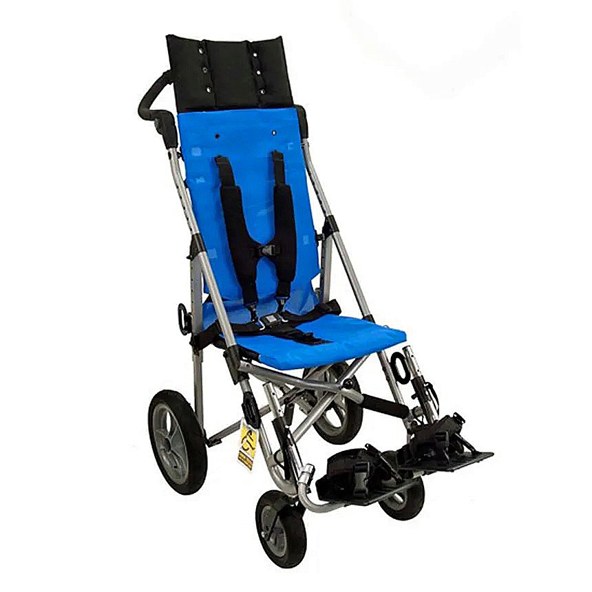 Convaid EZ Rider - Cordura Upholstery Wheelchair - Textilene Blue Color - By Convaid