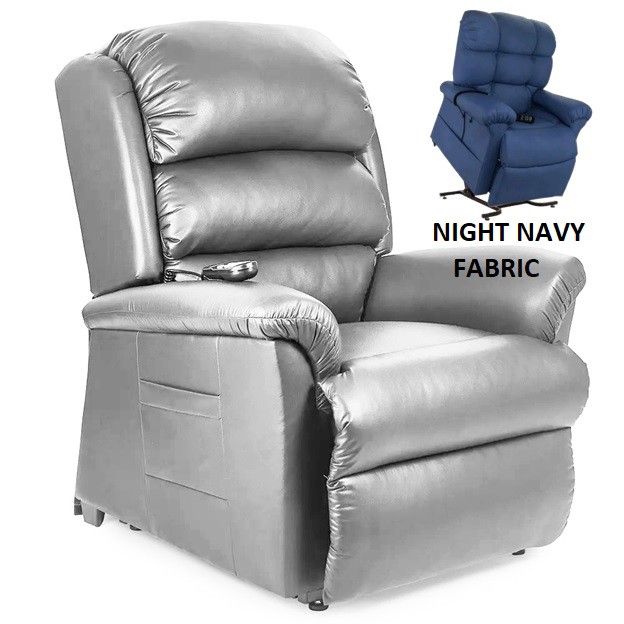 Relaxer PR766 With Maxicomfort Lift Chair - Brisa® Night Navy Fabric - By Golden Technologies