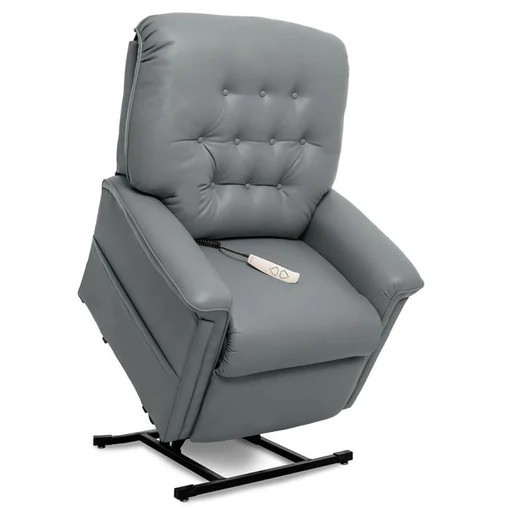 Heritage LC-358 Lift Chair - Ultraleather Charcoal Fabric - By Pride Mobility