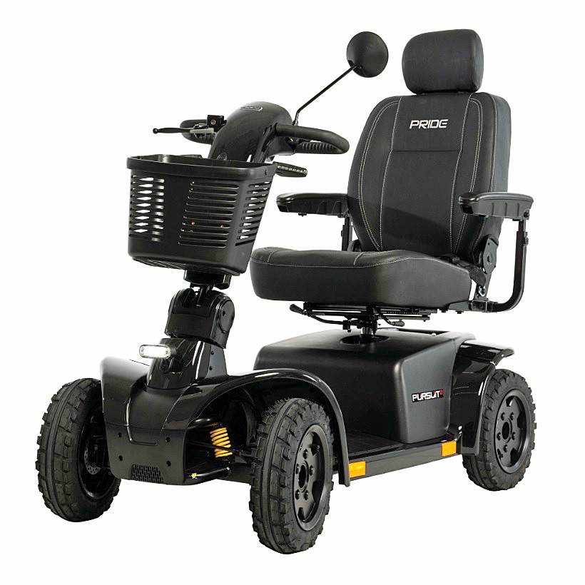 Pursuit®2 - 4-Wheel Scooter - Full Suspension Outdoor Mobility Scooter - Model No. SC7132 - By Pride Mobility 