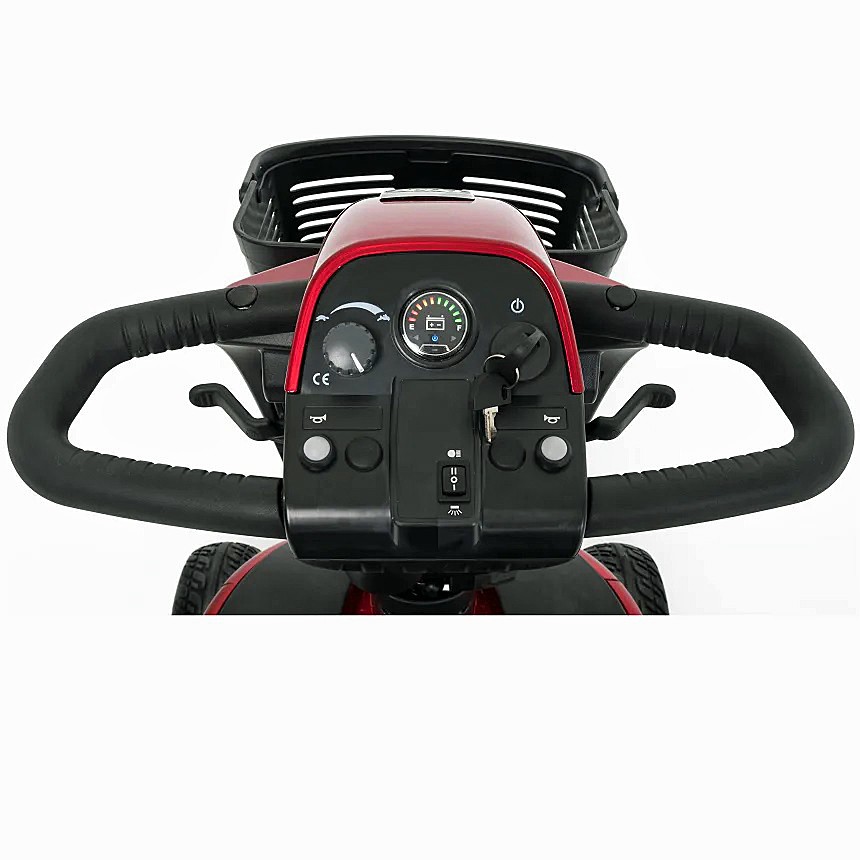 Victory 10.2 - 3-Wheel Scooter - Tiller Console - Throttle Control Levers, Speed Dial, Horn and Turn Signal Buttons