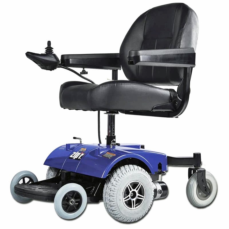 Zip'r PC Power Electric Wheelchair - Blue - Model ZIP07