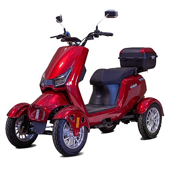 EW-75 Touring Recreational Scooter - Red Color - By EWheels