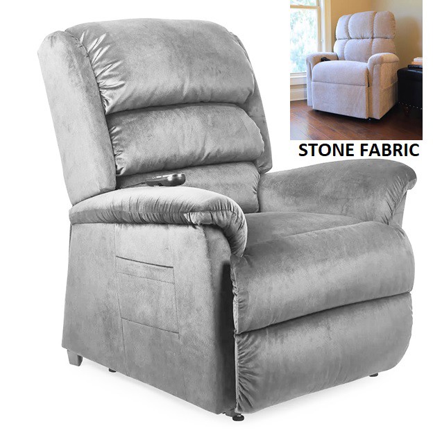 Relaxer PR766 With Maxicomfort Lift Chair - Luxe Stone Fabric - By Golden Technologies