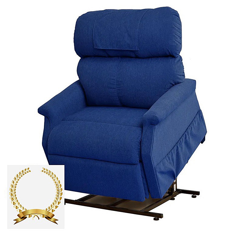 Comforter PR505 Lift Chair - Luxe 
Sapphire Chenille and Acrylic Blend Fabric - By Golden Technologies