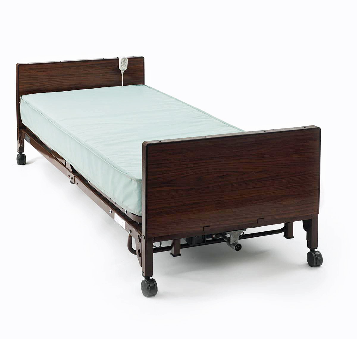 Medlite Low Full-Electric Bed Model MDR107003LO Basic Hospital Bed By Medline