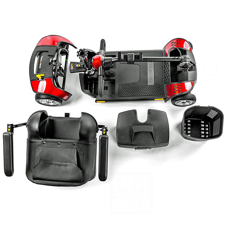 Go-Go® Elite Traveller® 4-Wheel Travel Scooter - Feather-touch Disassembly for Quick Transport or Storage