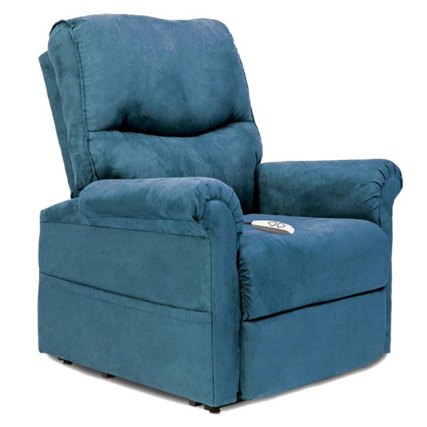 Essential Collection Model LC-105 Lift Chair - Micro-Suede Sky Fabric - By Pride Mobility