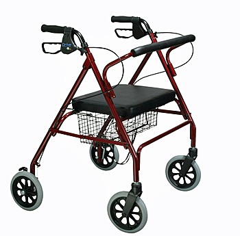 Go-Lite Heavy-Duty Bariatric 10215 Rolling Walker 