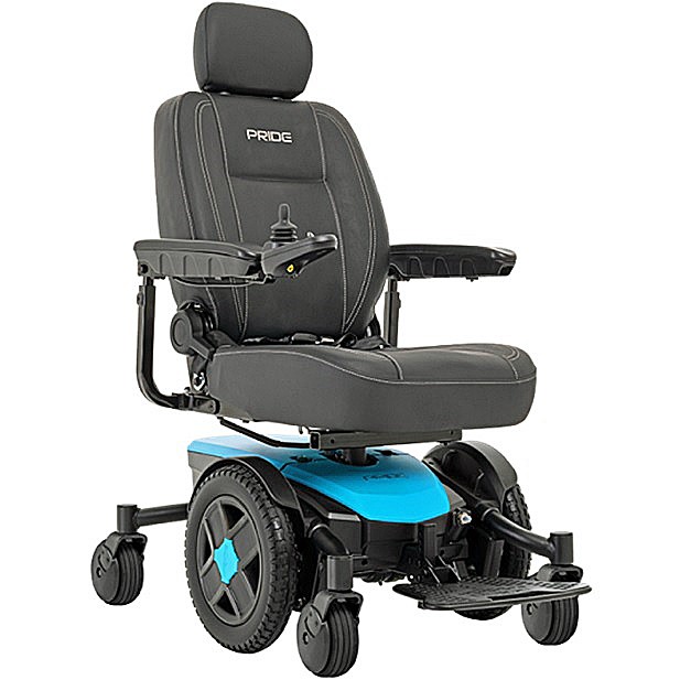 Jazzy EVO 613LI Power Chair - w/Lithium-Ion Batteries - Robin's Egg Blue Matte