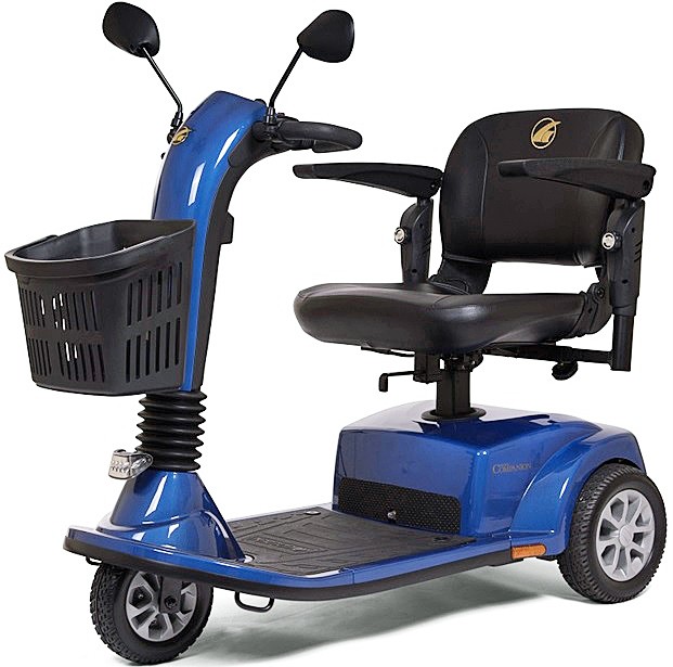 Companion GC340C Full-Size 3-Wheel Scooter Color: Blue 