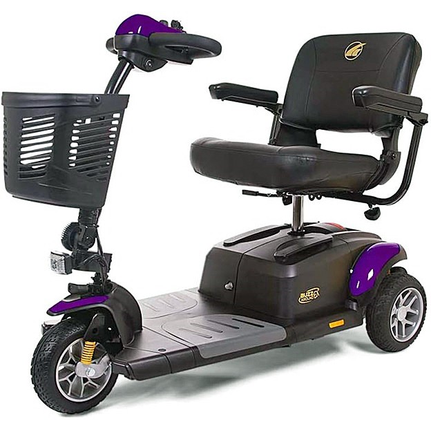 Buzzaround EX Extreme 3-Wheel Scooter Color: 18" Seat - Purple