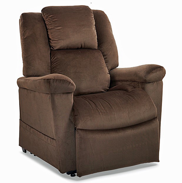 DayDreamer PowerPillow PR-632 with MaxiComfort Lift Chair Recliner By Golden Technologies Porto Hazelnut Fabric