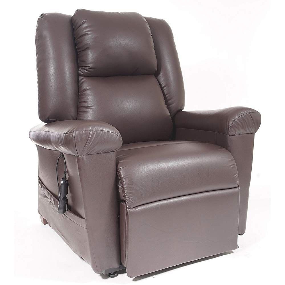 DayDreamer PowerPillow PR-632 with MaxiComfort Lift Chair Recliner By Golden Technologies Brisa Shiitake Fabric 