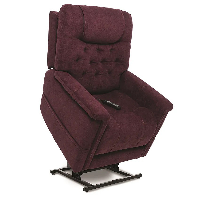 VivaLift! Legacy PLR-958 Lift Chair - Saville Wine Fabric - By Pride Mobility