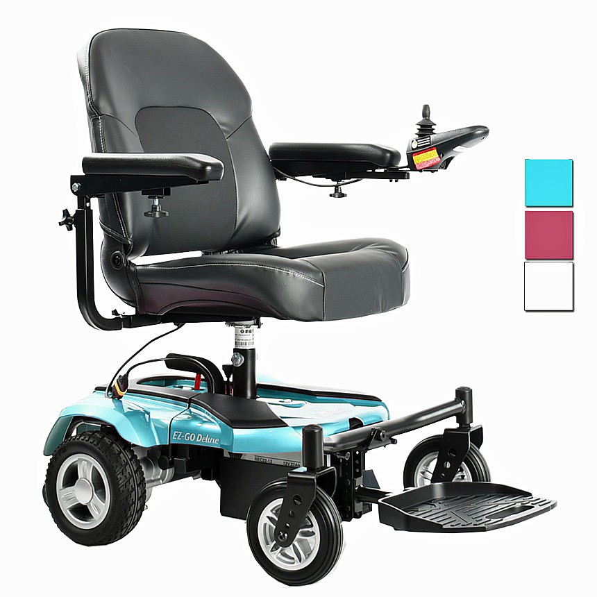 EZ-GO Deluxe Travel Portable Power Chair By Merits Health 