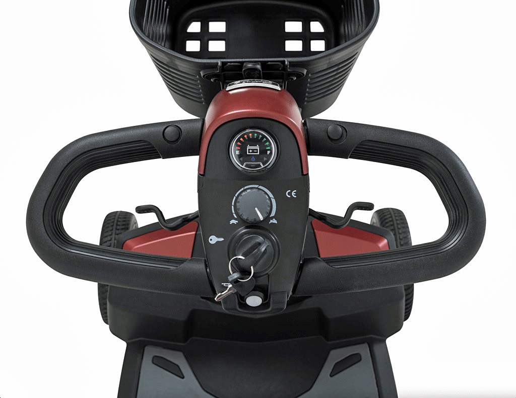 Go-Go Endurance Li 4-Wheel Travel Mobility Scooter - Delta Tiller with Control Panel