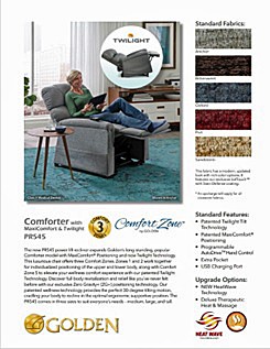 Comforter PR535 Lift Chair Brochure