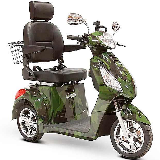 EWheels EW-36 3-Wheel Mobility Scooter - Camouflage