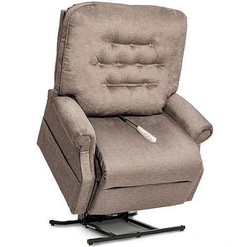 Heritage Heavy Duty LC-358XXL 2-Position Lift Chair Recliner By Pride Mobility Cloud 9 Stone Fabric 