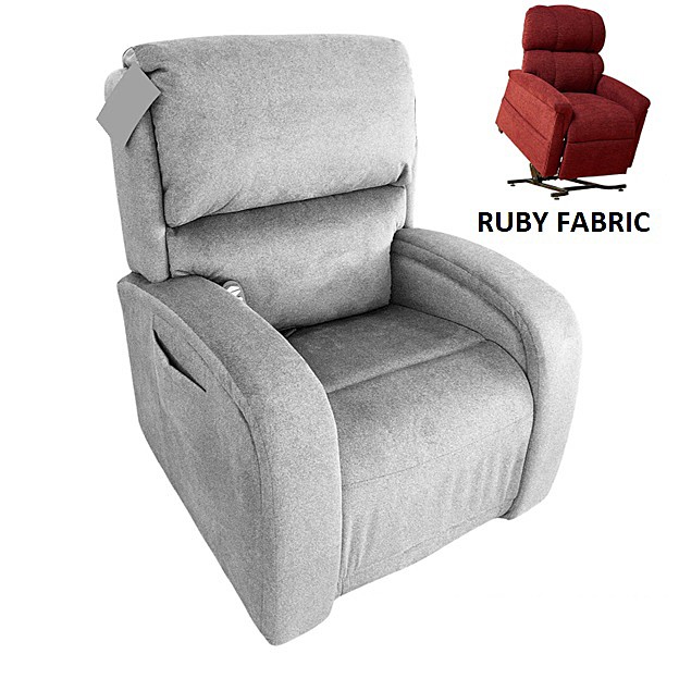 EZ Sleeper PR735 With Maxicomfort Lift Chair - Luxe Ruby Fabric - By Golden Technologies