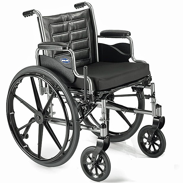 Tracer IV Bariatric Folding Wheelchair w/Desk-Length Arms, 24" x 18" Seat, 350 lb. Weight Capacity 