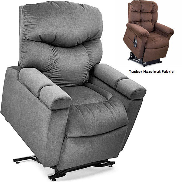 Cloud+ PR511 Lift Chair With HeatWave™ With Maxicomfort - Tucker Hazelnut Fabric - By Golden Technologies