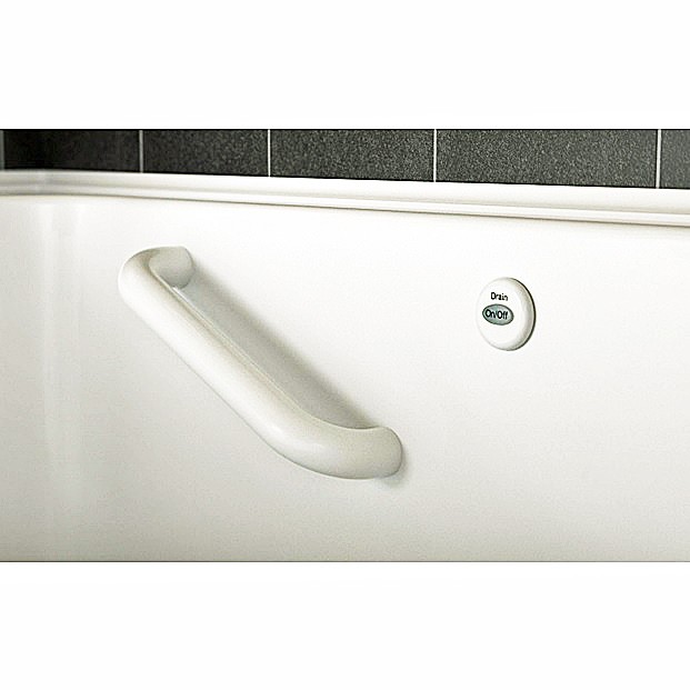 American Standard Luxury Series: 3260.219 Walk-In Bath - Overflow and Safety Grab Bar - By American Standard