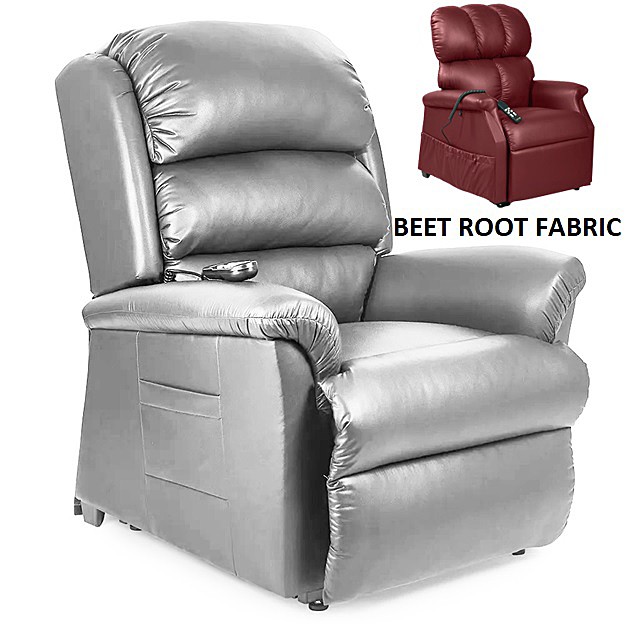 Relaxer PR766 With Maxicomfort Lift Chair - Brisa® Beet Root Fabric - By Golden Technologies