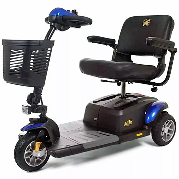 Buzzaround EX Extreme 3-Wheel Scooter Color: 18" Seat - Blue