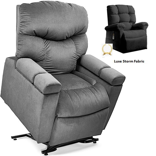 Cloud+ PR511 With HeatWave™ With MaxiComfort Lift Chair - Luxe Storm Fabric - By Golden Technologies