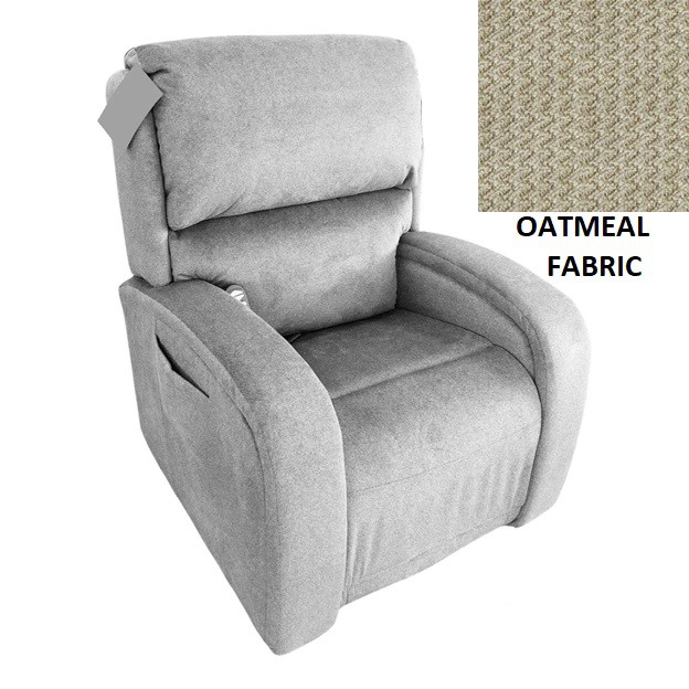 EZ Sleeper PR735 With Maxicomfort Lift Chair - Ashworth Oatmeal Fabric - By Golden Technologies