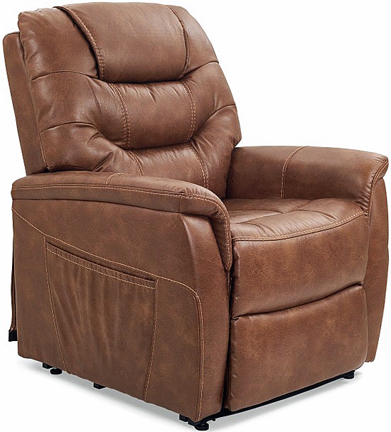 Dione PR-446 Infinite Position Lift Chair Recliner By Golden Technologies Sutton Faux Leather Acorn Fabric Medium | Large 